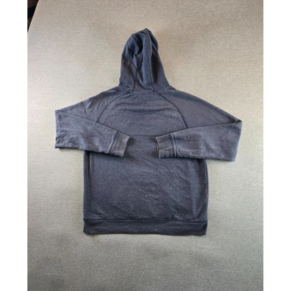 The North Face Hoodie Men's Large Gray Blue‎ Sweatshirt Logo Pullover Gorpcore